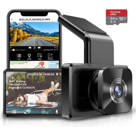 Nince Dashcam Auto - Full HD 1080P - 32GB SD - Voor & Achter - Hoge Kwaliteit