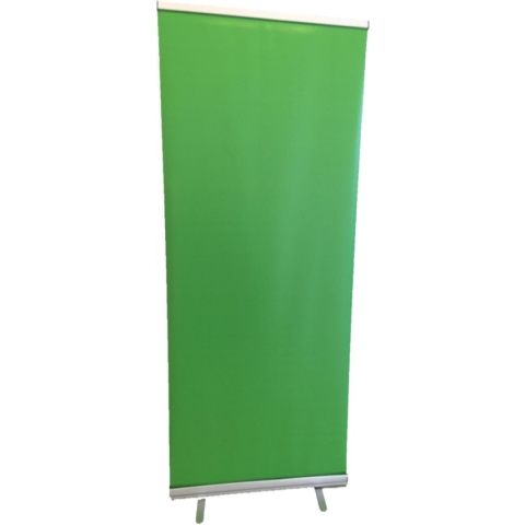 Greenscreen 85cm x 200cm + draagtas (Roll-up banner)