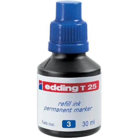 Viltstiftinkt edding T25 blauw - 10 stuks