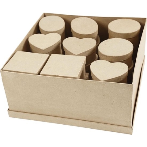 Medium dozen, d: 10-12 cm, h: 5 cm, 4x7 stuks