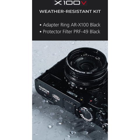 Fujifilm X100V Weather Resistant Kit Black (Ar-X100+PRF-49)