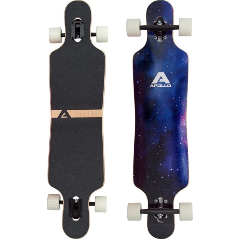 Apollo Twin Tip DT Longboard Nebula - UV Wheels
