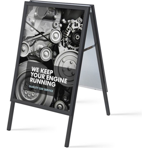 A-Board A1 Rechte Hoeken 32 Mm Zwart ZPA1G32MEC9005