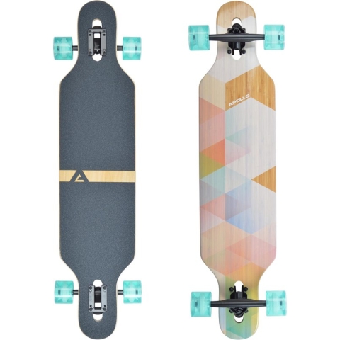 Apollo Twin Tip DT Longboard Nauro - Bamboe