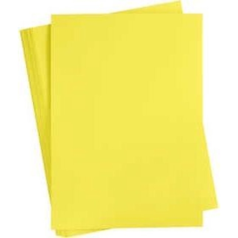 Gekleurd Karton, A2 420x600 mm,  180 gr, oranje geel, 100vellen