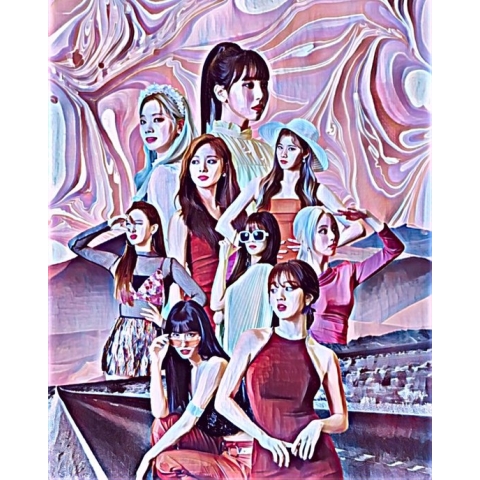 K-POP TWICE 1 - Canvas - 70 x 100 cm