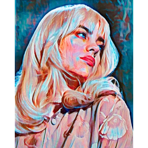 Billie Eilish 3 - Canvas - 70 x 100 cm