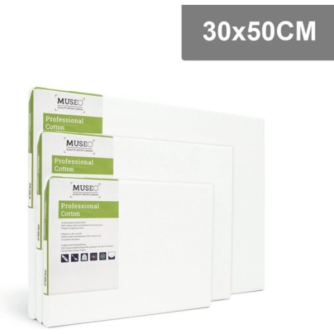 MUSEO 30x50cm Schildersdoek Katoen – 21mm