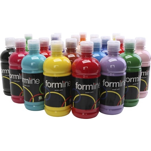 Cover verf. matt. diverse kleuren. 20x500 ml/ 1 doos