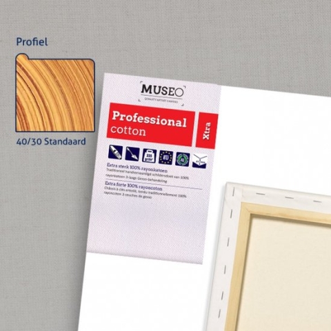 Museo Schildersdoek Xtra Professioneel Artist 3D Katoen 335 gram 41 mm dik