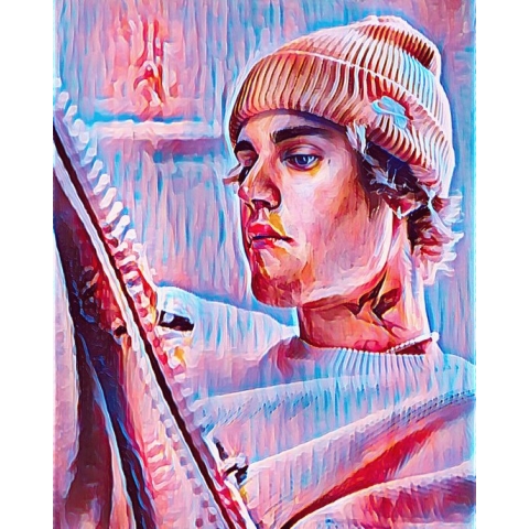 Justin Bieber - Canvas - 70 x 100 cm