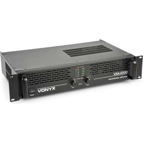 Vonyx VXA-1200 versterker 2x 600W met brugschakeling