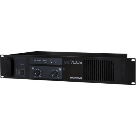 JB Systems VX700 II slanke tweekanaals versterker - 2x 350Wrms