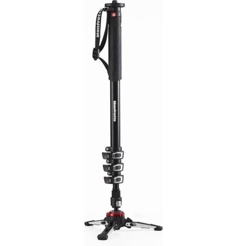 Manfrotto MVMXPROA4 cameramonopod 1/4, 3/8" Aluminium Zwart