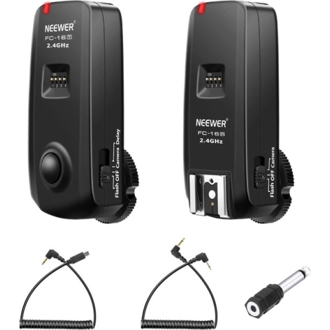 Neewer® - Draadloze Afstandsbediening Flitstrigger FC-16 3-in-1 2.4G 16 Kanalen - Draadloze Afstandsbediening Flitstrigger - Geschikt voor Sony A9II A9 A7RIV A7RIII A7RII A7R A7III A7II A7 A7SII A7S A6600 A6500 - Sony DSLR camera's