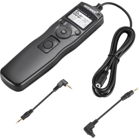 Neewer® - 88015052 Trigger Timer Afstandsbediening met Kabel Voor EOS 550D 450D Rebel T2i XSi