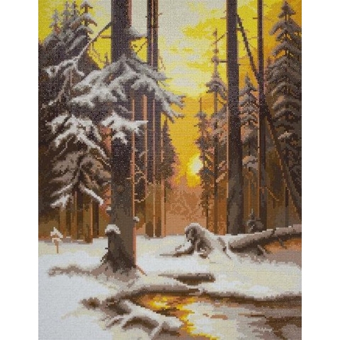 Diamond Painting Freyja Crystal | Forest at Sunset