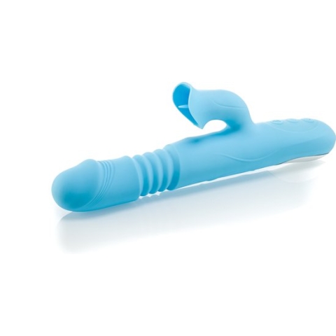ZENN - verwarmende vibrator, in- en extern, stotend en roterend, heerlijke tong voor clitoris stimulatie, zacht flexibel materiaal, 7 vibratie standen, USB oplaadbaar, waterdicht
