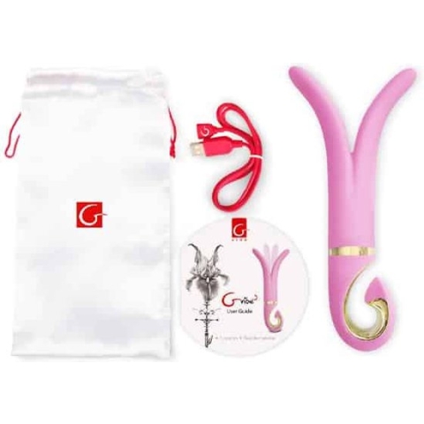 G-Vibe Gvibe 3 Anatomische Vibrator - roze