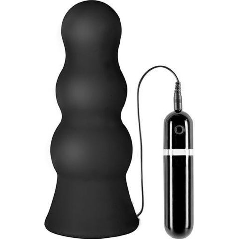 Vibrerende Buttplug met Ribbels - 20 cm