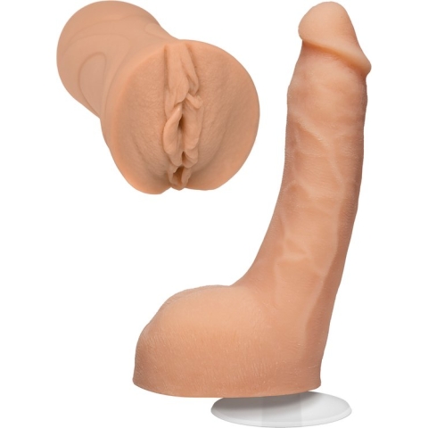Doc Johnson Leolulu - Realistische Leo Pocket Pussy Masturbator & Lulu Dildo - 20 cm flesh