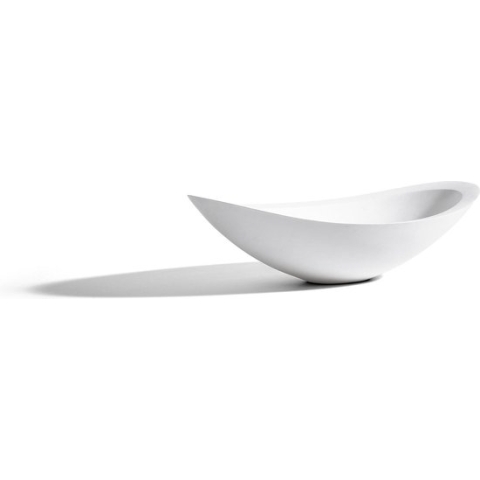 Mawialux opzet waskom - Solid surface - 58x33 cm - Mat wit - Bruce