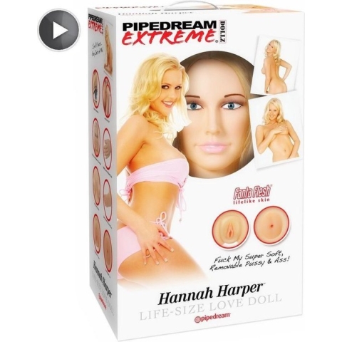 Pipedream Extreme Opblaaspop blond Hannah