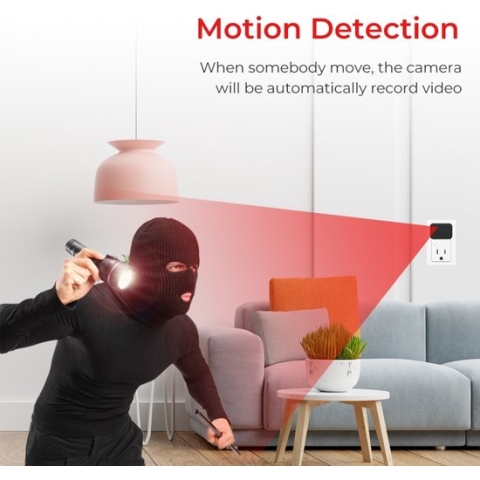 Viatel Spy Camera incl. 64 GB SD - Beveiligingscamera Met Bewegingssensor - Verborgen Camera 1080P HD - Wifi Met App - Usb Stekker - Nightvision - Spycam - Spionage Camera