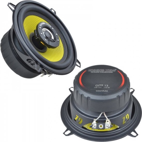 Ground Zero GZTF 5.2X - autospeakers - 13cm coaxiaal 2weg - 110 Watt luidsprekers