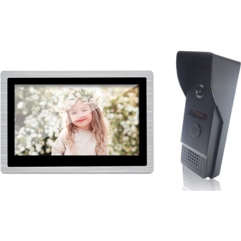 Intercom Deurbel met draad - 10.1'' Touchscreen Kleurenmonitor en 920P AHD Buitencamera Deurintercom