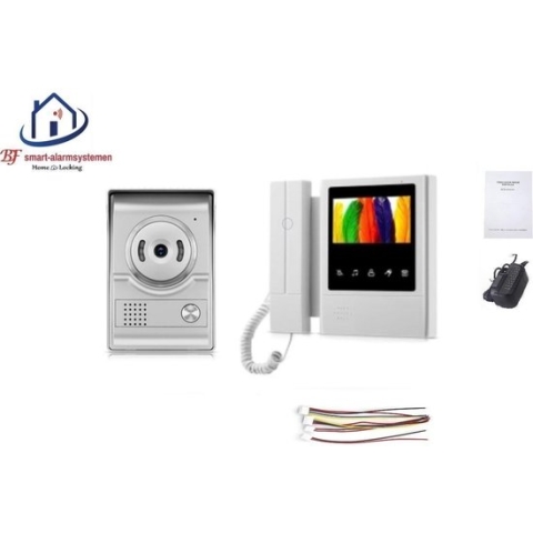 Home-Locking complete set deur/poort videofoon. DT-1128