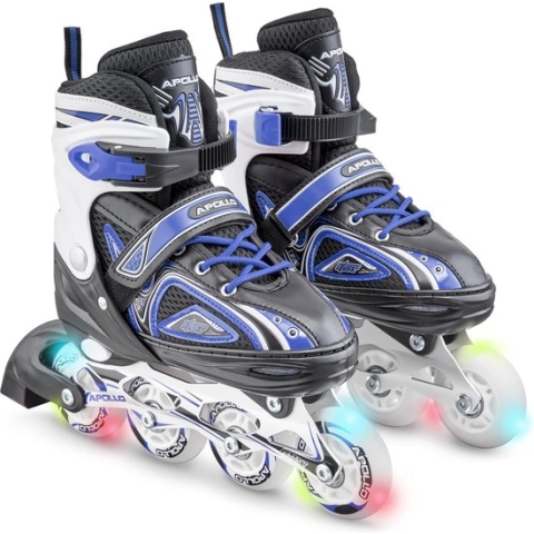 Apollo Verstelbare inline skates Super Blades LED