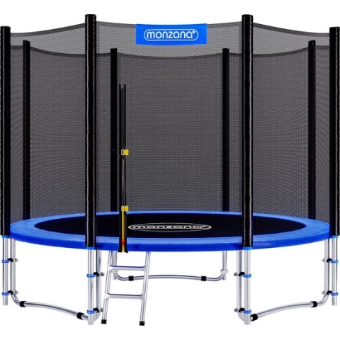 Monzana Trampoline - Ø183cm Gecertificeerd - Veiligheidsnet Ladder