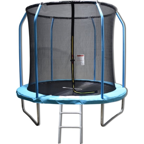 Trampoline - 305 cm - met veiligheidsnet en ladder - blauw