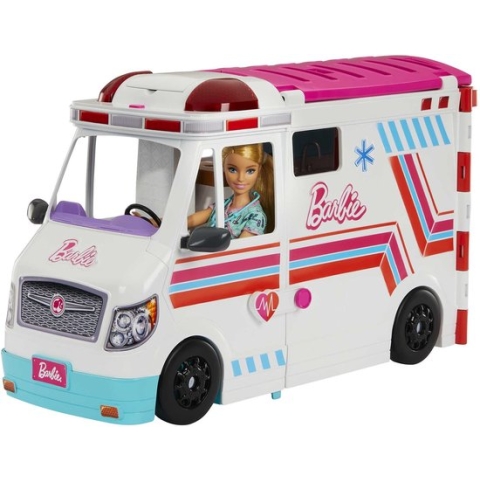 Barbie You Can Be Anything - Ambulance - Poppenauto - Barbie ambulance