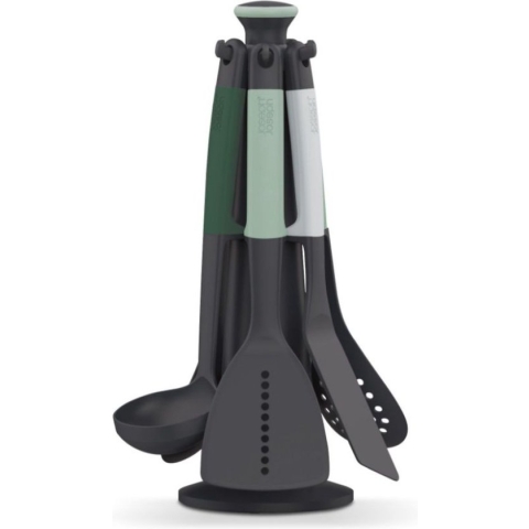 Elevate Carroussel Keukenhulp Set, 6-delig, Groen - Joseph Joseph | Editions Sage