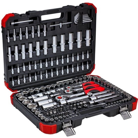 Gedore RED R45603172 172-delige Dopsleutelset 1/4” + 3/8” + 1/2"