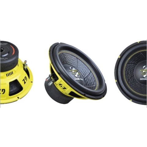 Ground Zero Iridium GZIW12-XSPL-D2 subwoofer 12 inch 1000 watt SPL-  DVC 2x 2 ohm