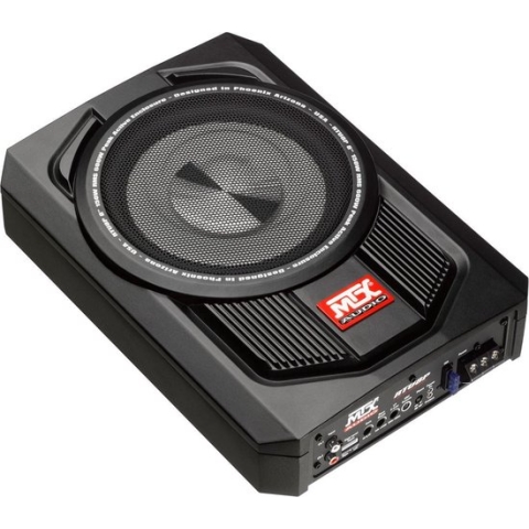 MTX RTU8P Underseat Subwoofer met versterker - 150W