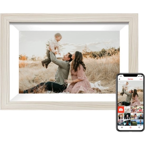 NAEVY Digitale Fotolijst 10.1 inch – HD Display – Met WiFi Verbinding & Touchscreen – Frameo App