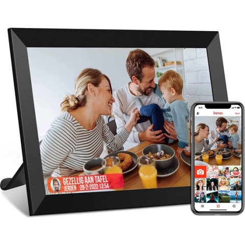 Strex Digitale Fotolijst met WiFi - 10.1 Inch Touchscreen - Frameo software via App