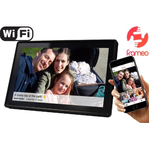 Denver PFF-1160 - 11.6" Full HD - digitale fotolijst - fotokader - FRAMEO software - Zwart