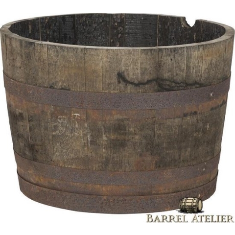 Whiskyvat kuip "Scottish" 1/2 190L (authentiek) / Hout