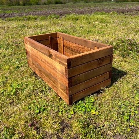 Plantenbak van hout - 80x40x35 cm - Rechthoekige bloembak