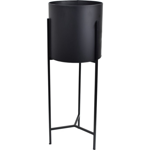 LOFT42 Joy Plantenbak Rond - Metaal - Mat Zwart