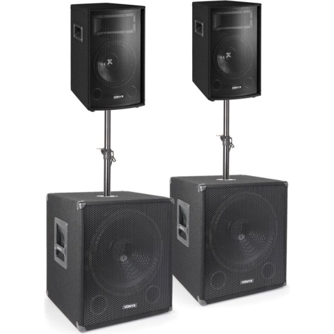 1700W Subwoofer set Super Bass 1700 2 Speakers, 2 Subwoofers