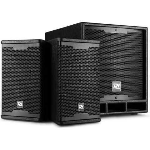 Speakerset - Power Dynamics Combo 1200 actieve speakerset Bluetooth - 2.1 speakerset met actieve subwoofer en tops - 1200W