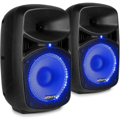 Geluidsinstallatie - Vonyx VPS082A Bluetooth geluidsinstallatie 400W voor startende DJ of zanger(es)