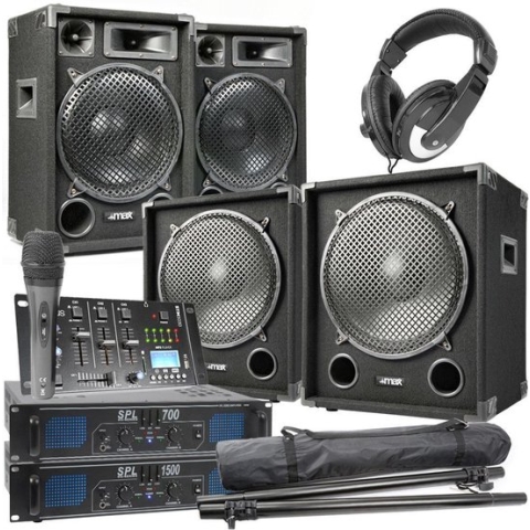 MAX 1215 Complete 2200W 2.2 DJ Set