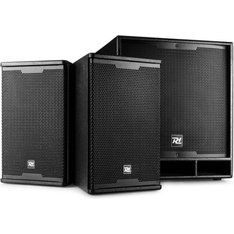 Speakerset - Power Dynamics Combo 1800 actieve speakerset Bluetooth - 2.1 speakerset met actieve subwoofer en tops - 1800W